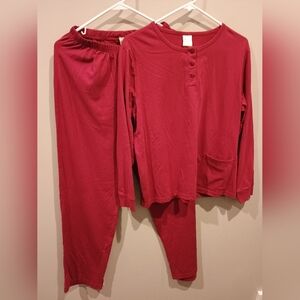 Women's BLAIR Burgundy Loungewear Set
